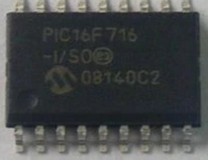 贴片 PIC16F716-I/SO PIC16F716-E/SO 单片机 SOP-18 进口拆机