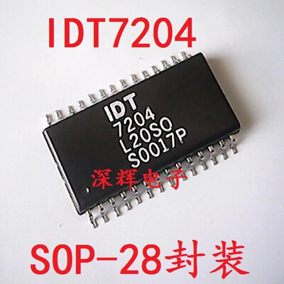 贴片 IDT7204L20SO 进口拆机逻辑器件FIFO芯片SOP-28 可直拍
