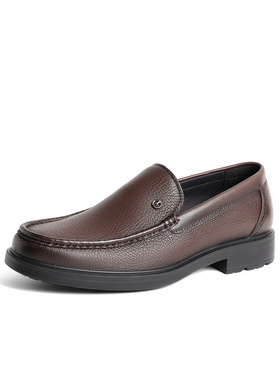 森达舒适正装皮鞋男2024春新商场同款职场一脚蹬商务鞋1MF01AM4