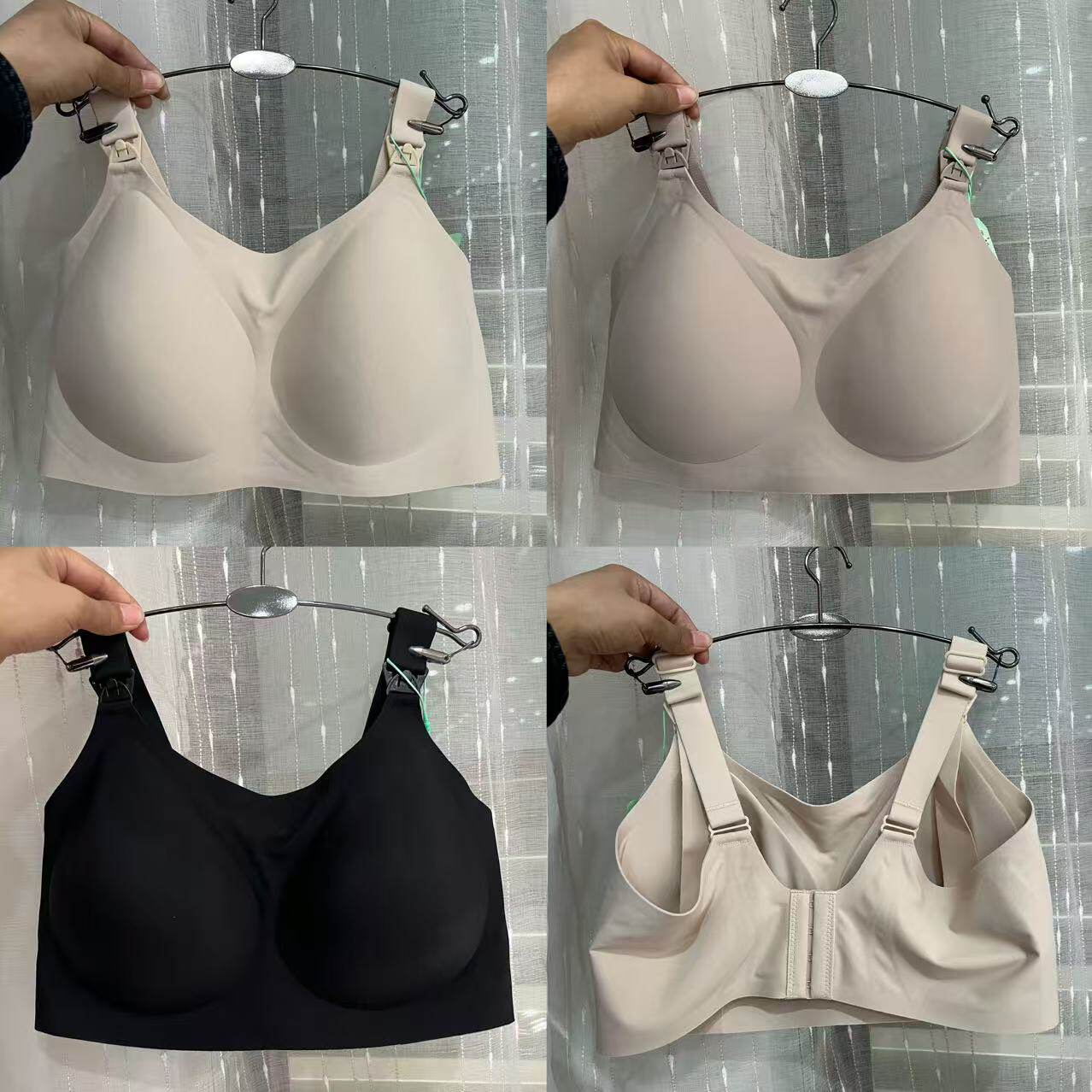 大罩杯上开扣孕前孕后哺乳文胸
