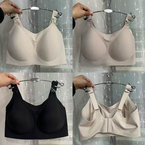 大罩杯上开扣孕前孕后哺乳文胸