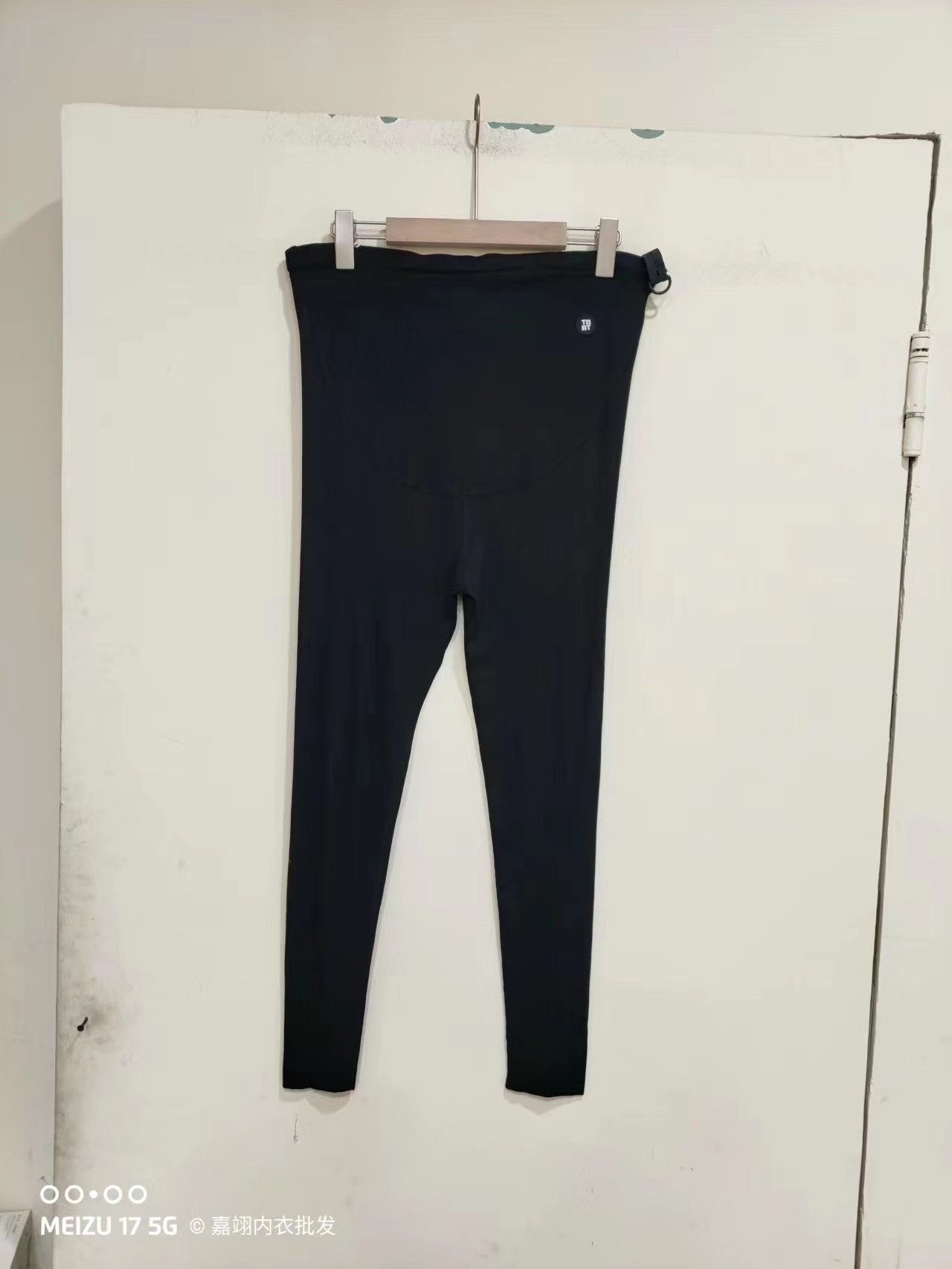 腰口可调孕妇显瘦托腹裤6350外穿春秋冰凉莫代尔细螺纹九分打底裤