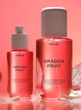 小众PHLUR火龙果身体香氛喷雾Dragon Fruit头发两用香水热带花果