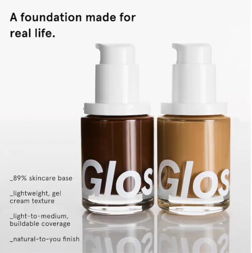预 海淘Glossier Stretch Fluid Foundation 弹力粉底液 叠加覆盖