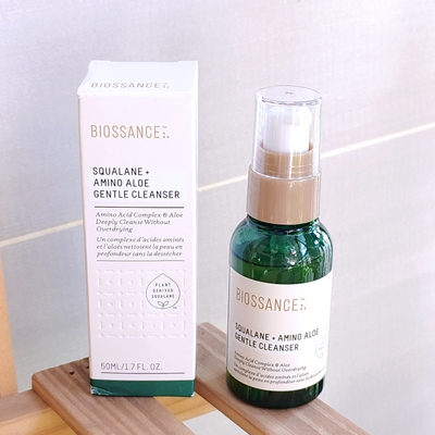 海淘美国Biossance角鲨烷氨+基酸温和洁面乳50ml 清洁收缩毛孔