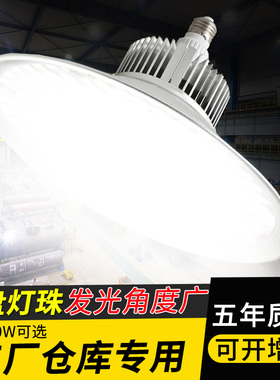 超亮led工矿灯 led工厂灯车间照明 100W大功率led灯泡仓库节能灯