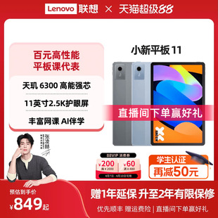 2025 联想平板小新平板11 11英寸护眼屏 联想小新pad学习平板电脑 年会礼品 政府补贴平板电脑 政府补贴