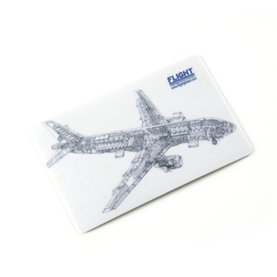 A320飞机结构图公交卡贴证件卡饭卡贴纸 我爱飞行 欧洲空客AIRBUS