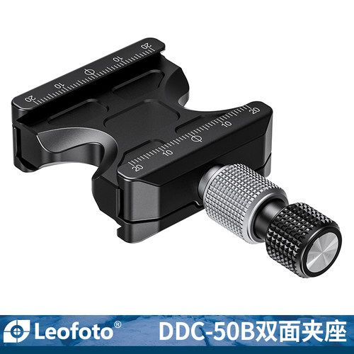 lefoto徕图 DDC-50B双面夹座转换云台快装板阿卡规格38MM云台配件