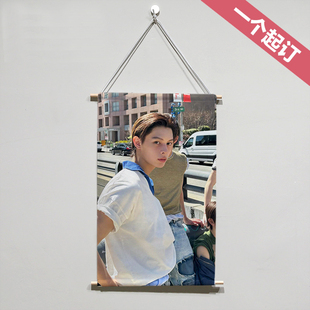 CORTIS男团周边同款布艺挂画照片海报装饰卷轴手办礼物来图定制