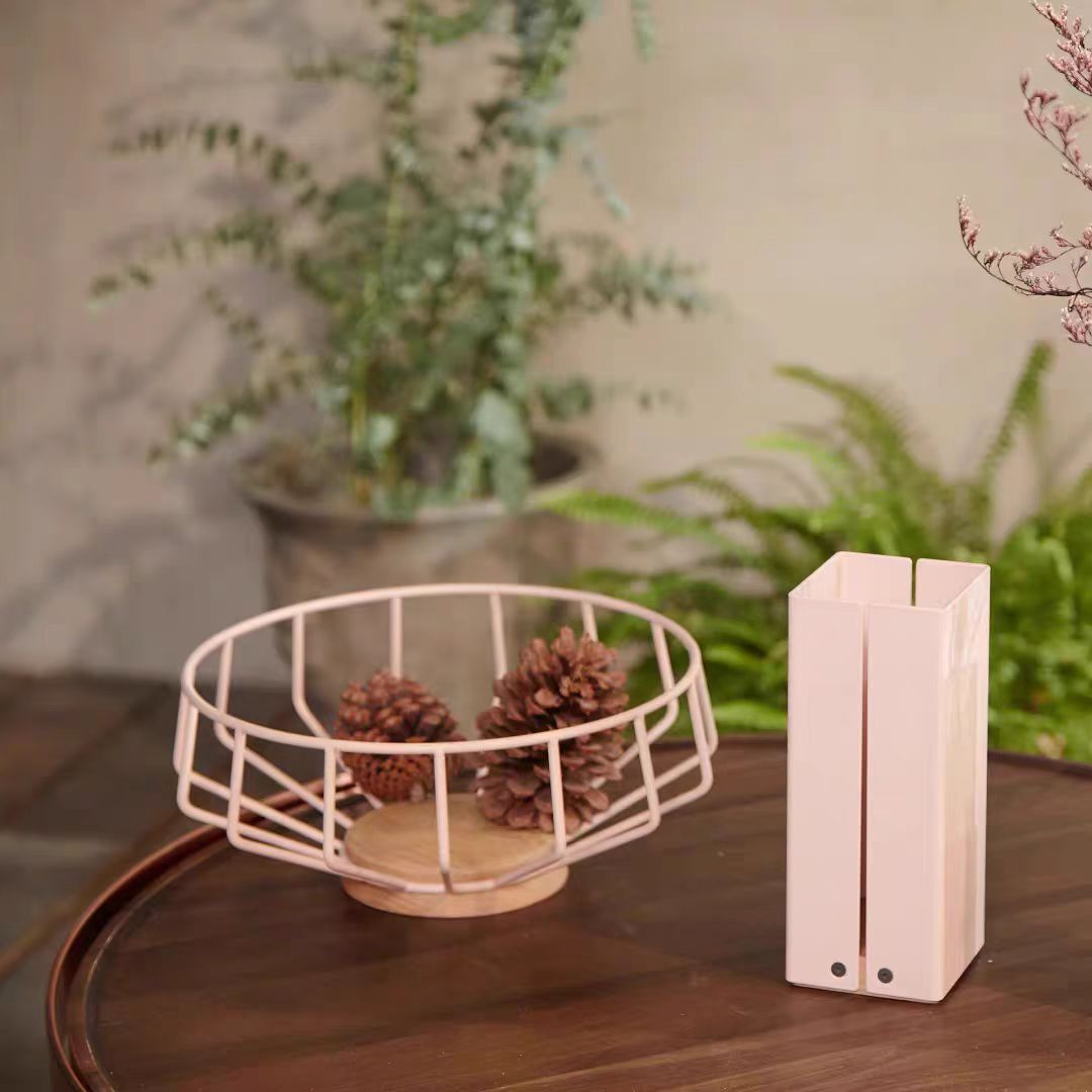 Camino否金属简约时尚置物篮收纳