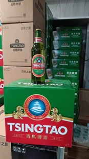 青岛啤酒出口双狮大瓶640ml*12瓶正宗一厂原厂