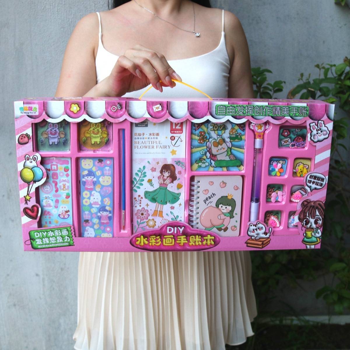 儿童女孩安静书玩具DIY手工贴纸