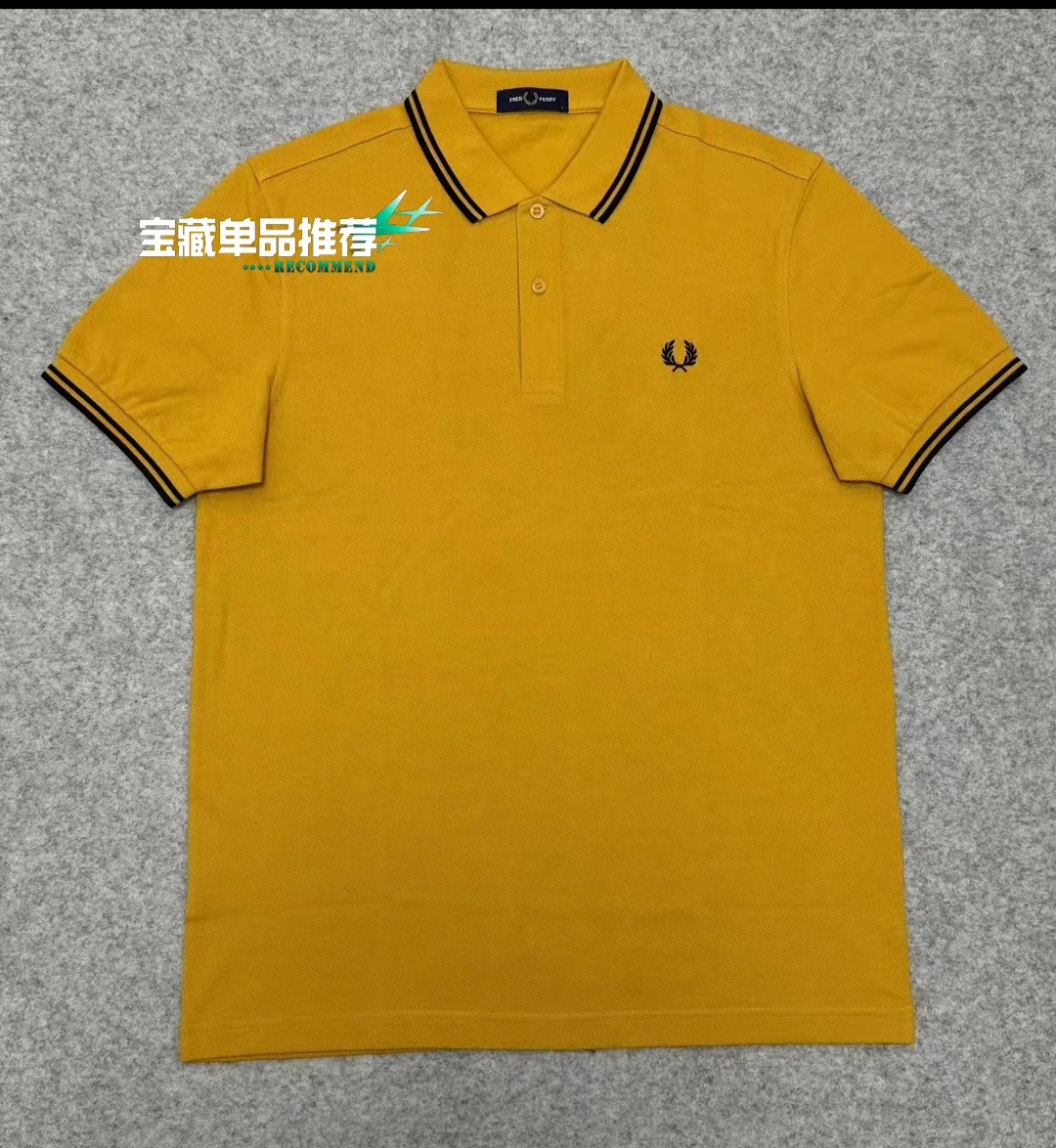 FP麦穗佛莱德派瑞新款夏季短袖POLO衫翻领T恤男