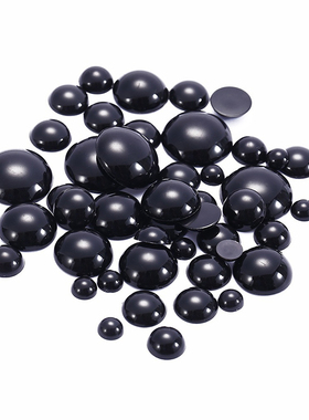 玩偶眼睛眼珠毛绒玩具眼睛黑色平底眼睛diy手工钩针毛钱眼睛配件