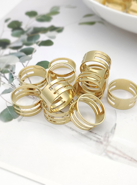 开圈铜戒指手工戒指指环饰品配饰diy制作工具戒指配件单圈开合器