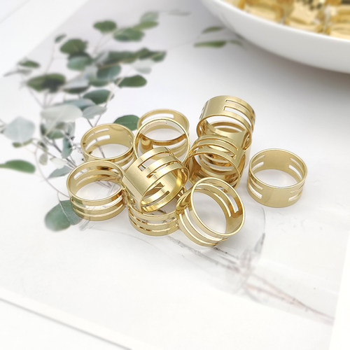 开圈铜戒指手工戒指指环饰品配饰diy制作工具戒指配件单圈开合器