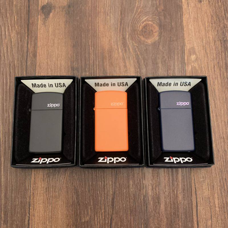 zippo打火机美国原装正版纤巧窄机打火机zippo男士生日礼物