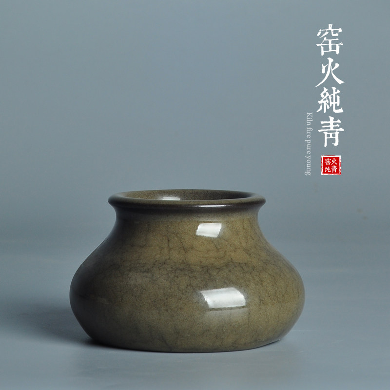 复古窑变孤品小花器桌面水仙花瓶