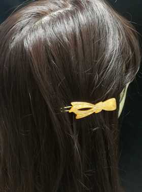 商城新品 法国MASEILINE发饰蝴蝶结型板材手工制作边夹顶夹 D1496
