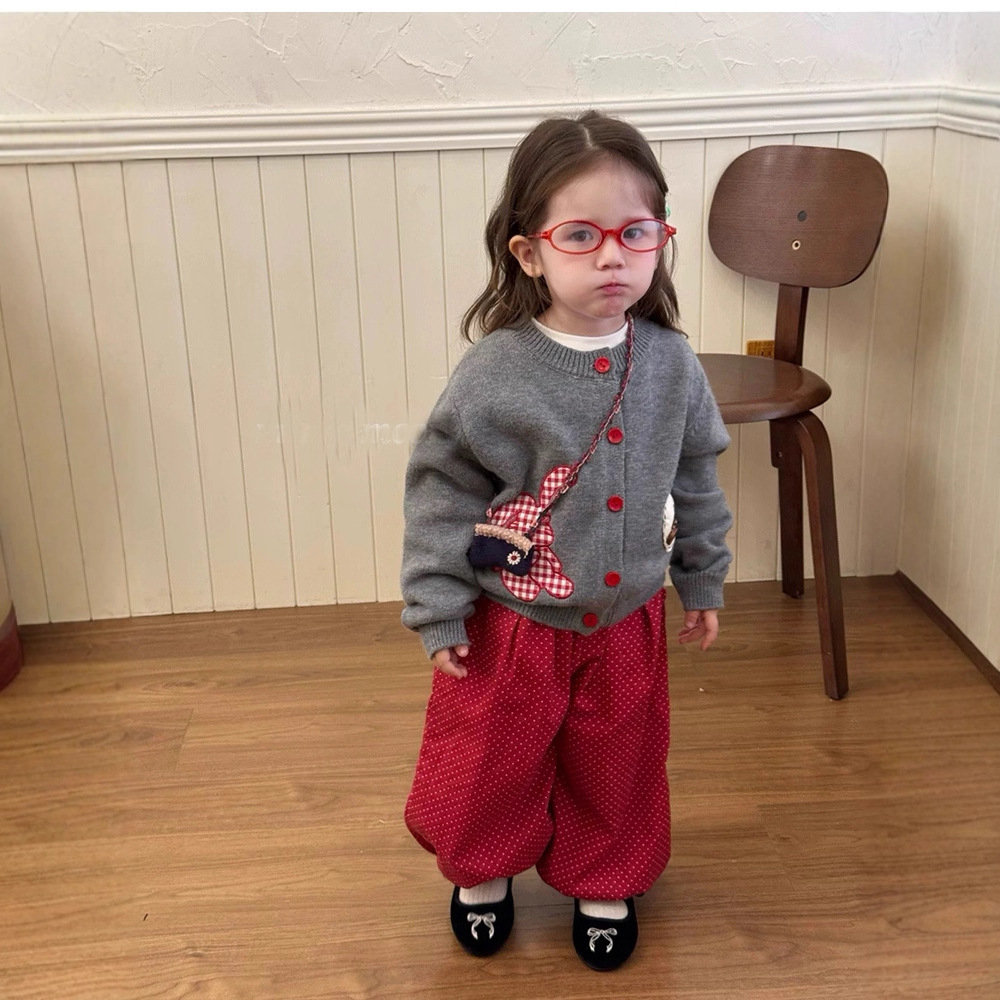 女童套装25秋季新毛衣外套小童