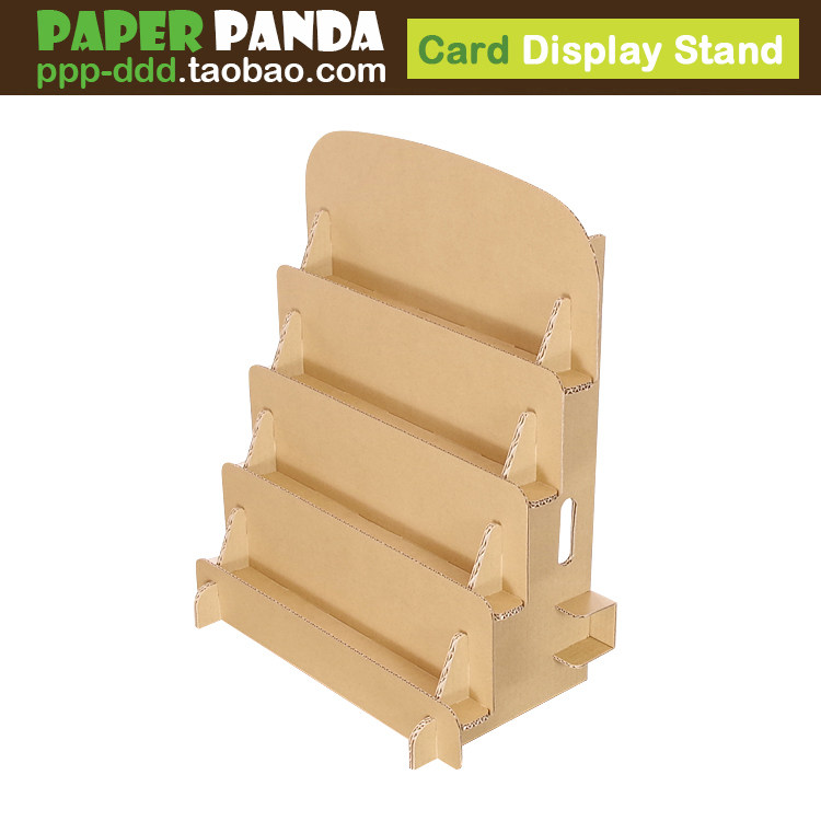 PAPERPANDA卖东西桌面阶梯货架图片