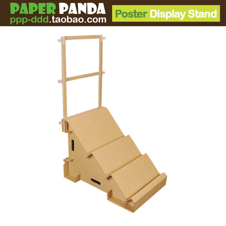 PAPERPANDA卖东西桌面阶梯货架图片