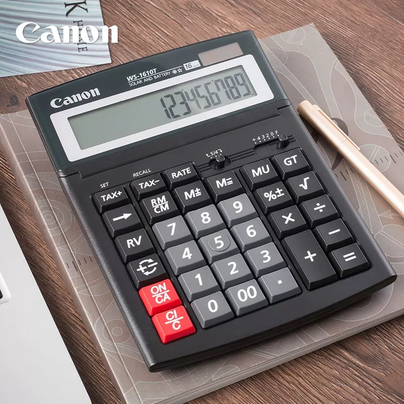佳能商务计算机太阳能16位数