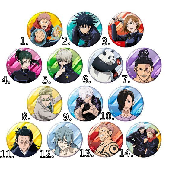 咒术回战闪吧唧伏黑惠狗卷棘徽章