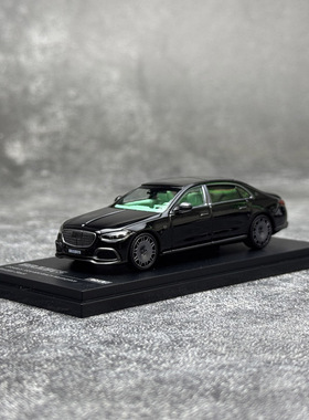 AR box1:64博速 S850 迈巴赫 Masterpiece 2023款 曜石黑汽车模型
