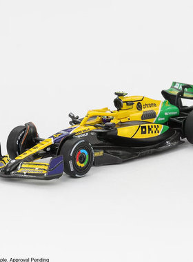 预售MINIGT 1:64 #1164 迈凯伦 MCL38 #4 Norris 2024 F1汽车模型