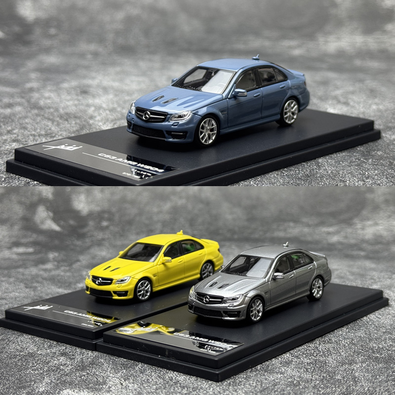 KING MODEL 1:64 奔驰 C63 AMG W204 合金汽车模型
