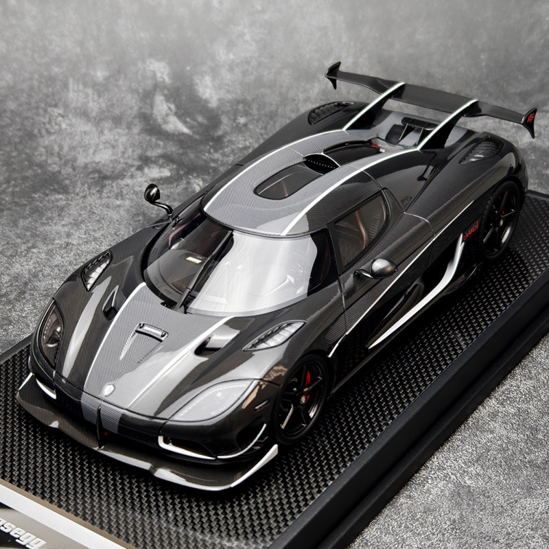 VMB 1/18 柯尼塞格Agera Draken 黑碳   树脂限量版汽车模型