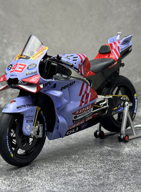 KILOworks 1/12 奔马车队 杜卡迪GP24 GP23 合金摩托车模型摆件