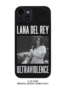 Lana Del Rey打雷姐ultraviolence暴力美学周边手机壳苹果16华为p60mate70荣耀小米15pro红米14vivopporeno13