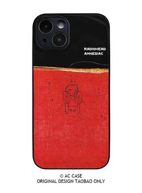 电台司令Radiohead摇滚乐队AMNESIAC失忆rock手机壳苹果16pro max华为nova13荣耀小米15红米note一加iqoo三星