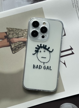 蕾哈娜Rihanna手机壳badgal适用苹果iPhone13pmax透明华为vivoppo