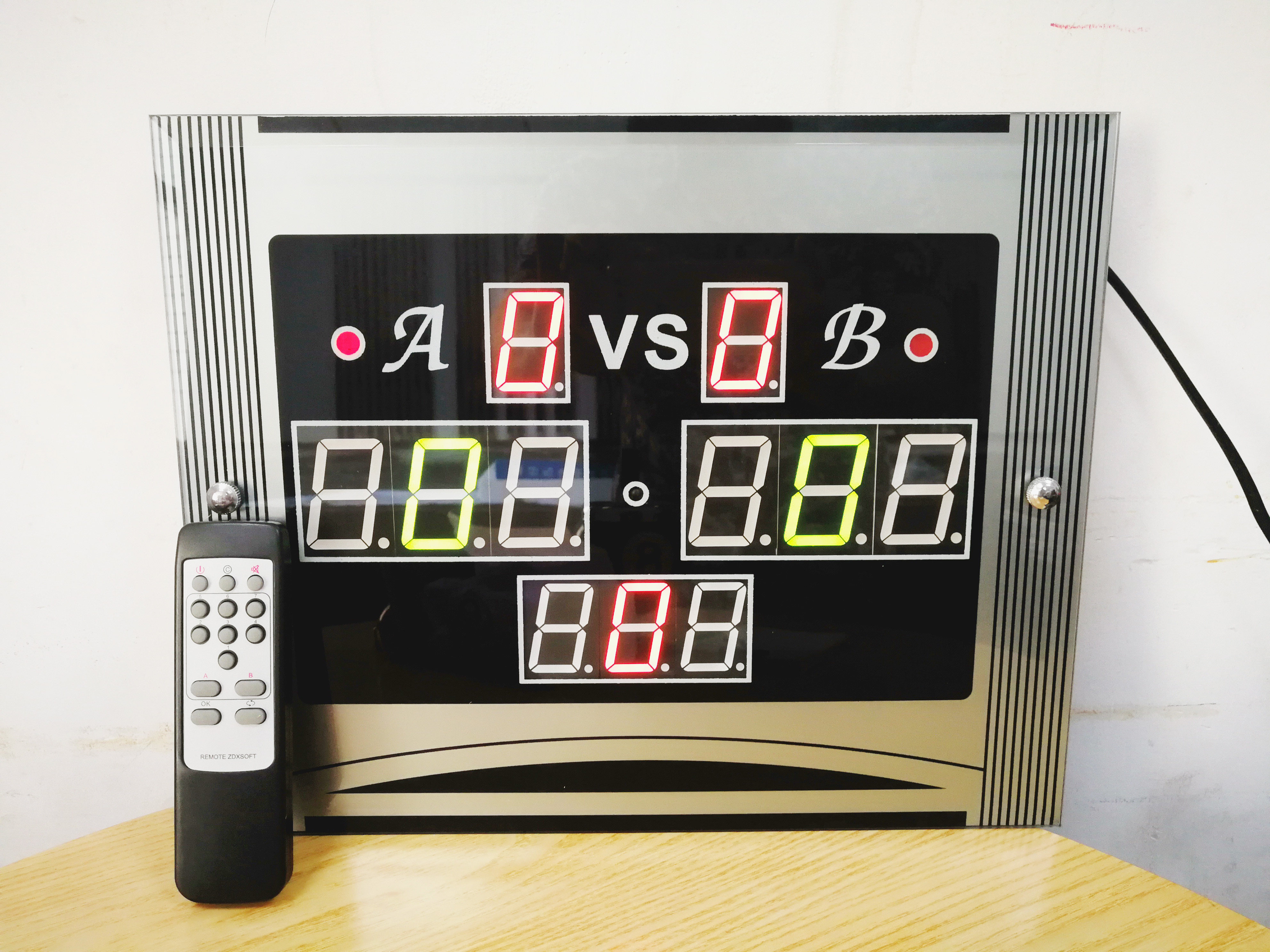 推荐英式中式斯诺克台球桌电子计分板卫洋智多星摇控器记分器包邮