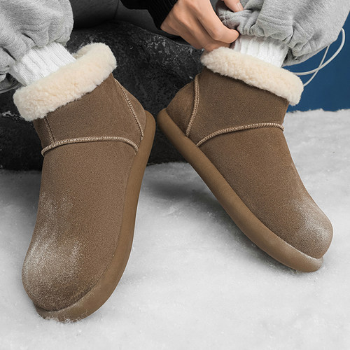 棉鞋保暖防寒冬鞋一脚蹬雪地靴