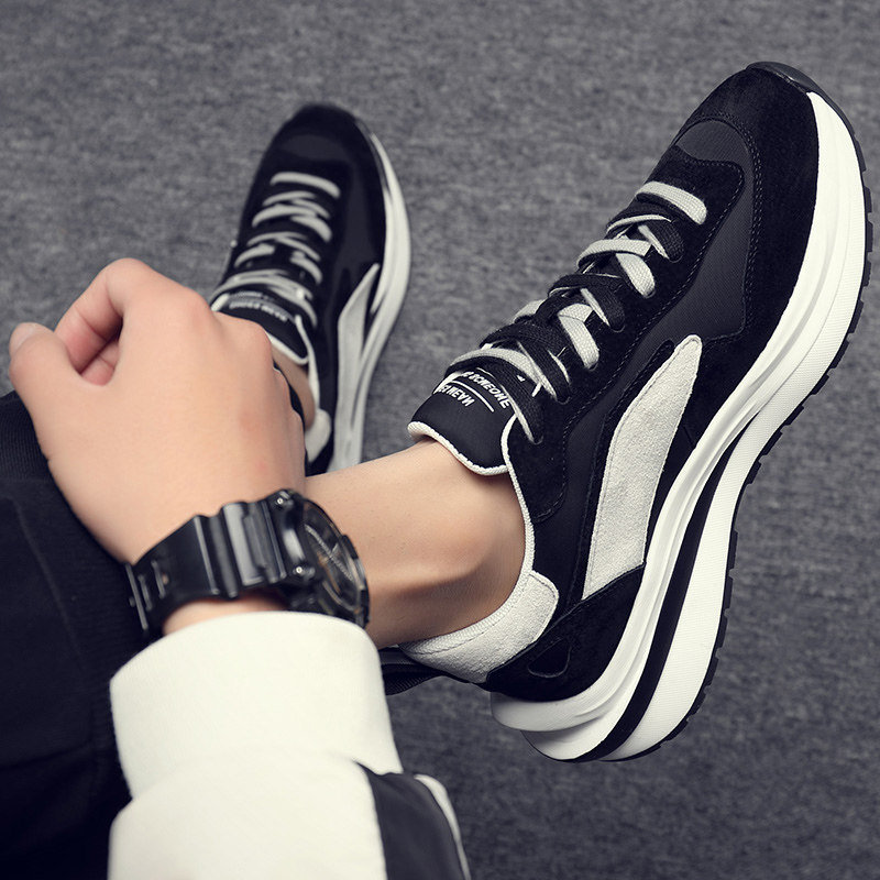 新款韩版潮流百搭厚底老爹鞋