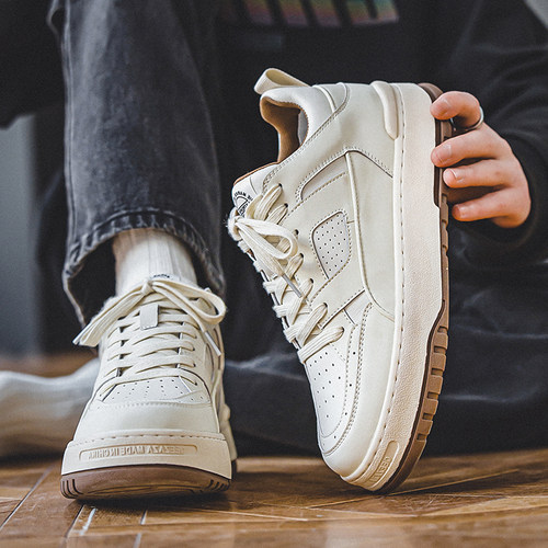 运动鞋潮牌高级感板鞋厚底小白鞋