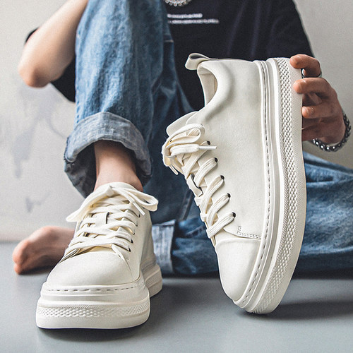 休闲运动鞋真皮潮流百搭板鞋