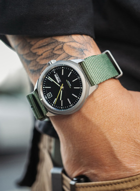 美国进口BIG IDEA DESIGN户外EDC钛合金手表 Ti FIELD WATCH 腕表