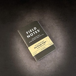 美国原装 Field Notes 暗夜黑色记事本随身 EDC 笔记手帐本子
