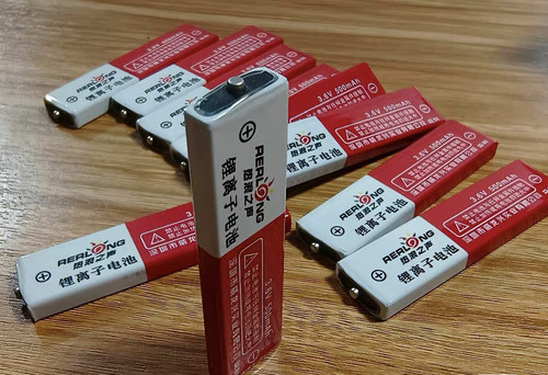 红口香糖长条锂电池CD磁带随身听等专用锂电池电3.7-3.8v 500mah