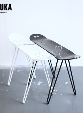 MIZUKA by BLESS Skateboard Chairs北欧简约 黑色滑板凳创意家具