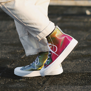 BLESS 手工休闲鞋 SHOE 情侣款 BRIGHTER彩变色彩色反光鞋 清仓特惠