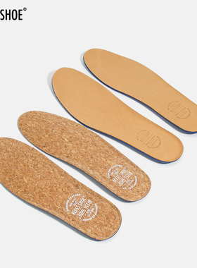 BLESS SHOE软木鞋垫男女款吸汗透气防臭久站不累脚足弓鞋垫