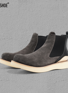 BLESS SHOE Chelsea Boot 切尔西靴 固特异工艺手工靴 麂皮靴工装