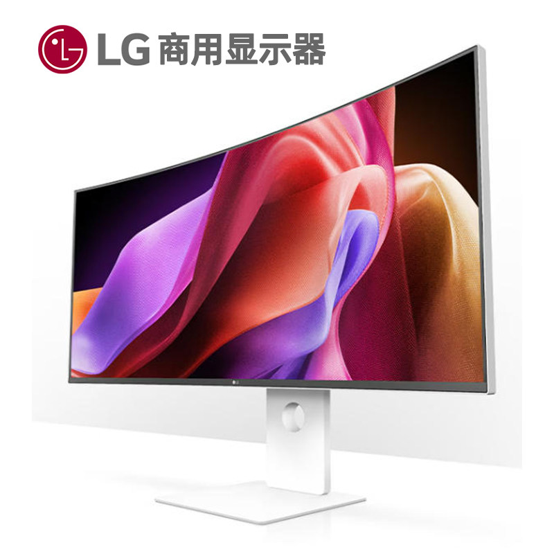 LG宽屏曲面40寸商用显示器39.7英寸5K高清分辨率HDR600多接品大屏
